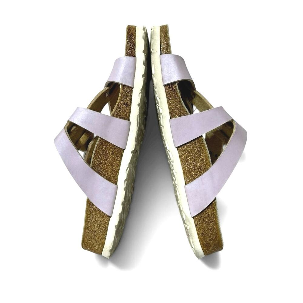 Birki's Nias Birkenstock Footbed Sandals Alloy Lavender Size 37 US 6 - Picture 7 of 10